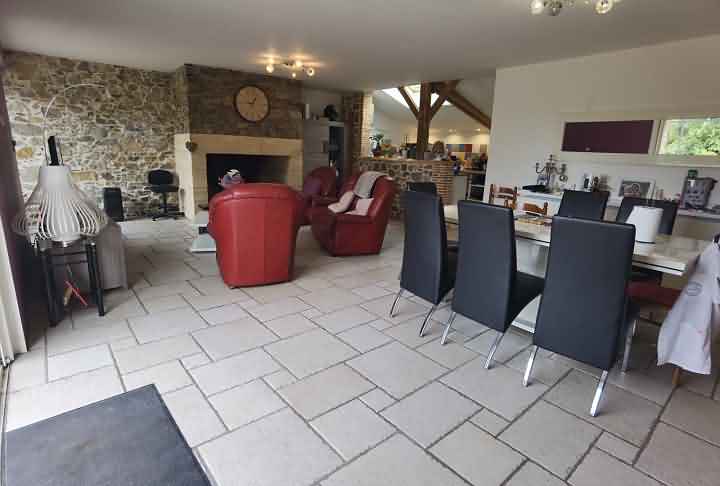 3 bed stone house for sale near Dussac