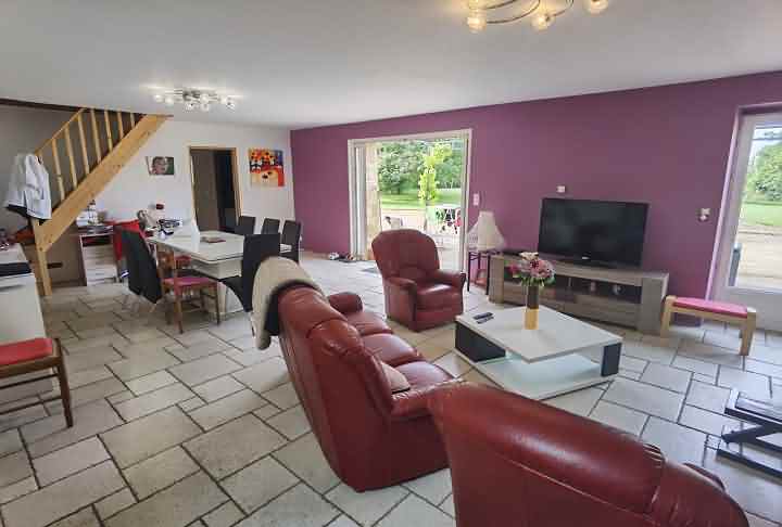 3 bed stone house for sale near Dussac