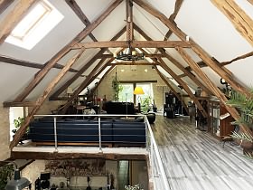 2 bed stone house for sale near Dussac