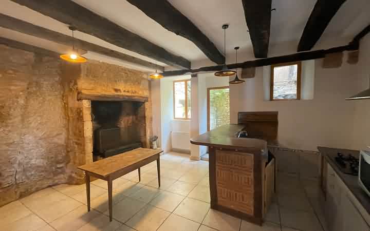 3 bed stone house for sale near Aubas