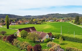 5 bed stone house for sale near Aubas