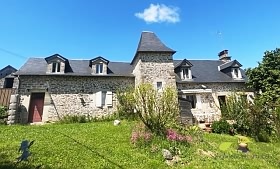 5 bed stone house for sale near Affieux
