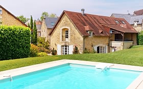 4 bed stone house for sale near Aubas