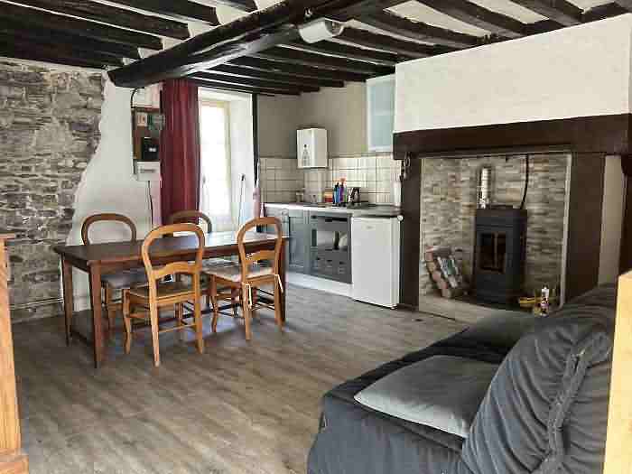 2 bed stone house for sale near Tréprel