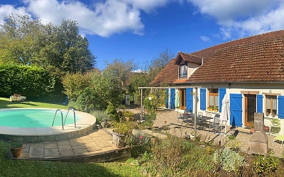 Maison en pierre de 3 chambres à vendre près de Dussac