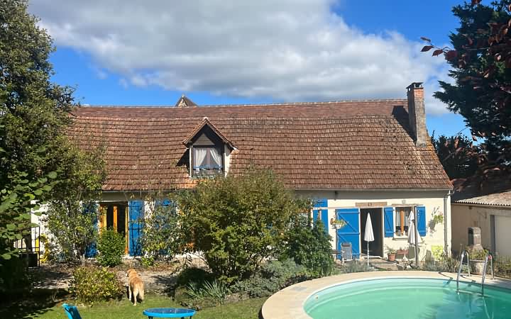 Maison en pierre de 3 chambres à vendre près de Dussac