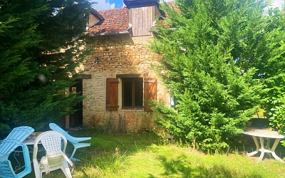 3 bed stone house for sale near Aubas