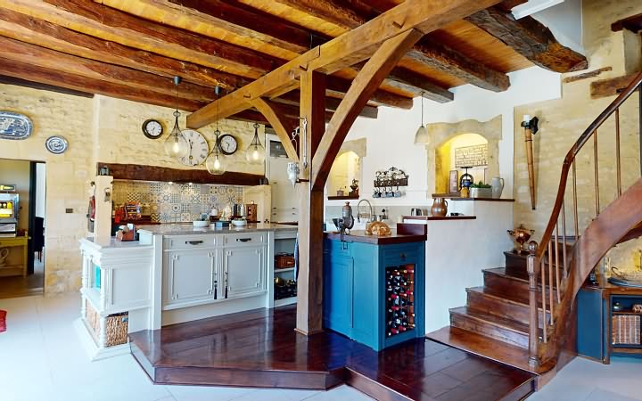 3 bed stone house for sale near Aubas