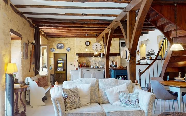 3 bed stone house for sale near Aubas