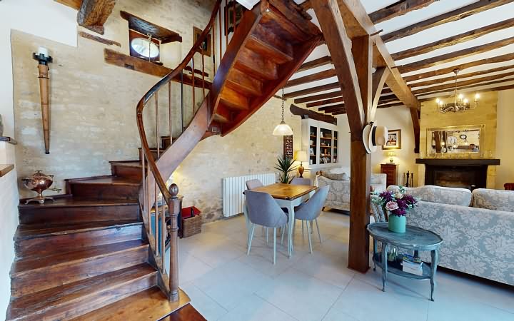 3 bed stone house for sale near Aubas