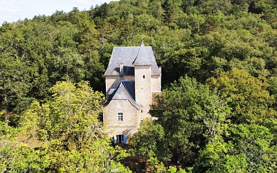 6 bed stone house for sale near Aubas