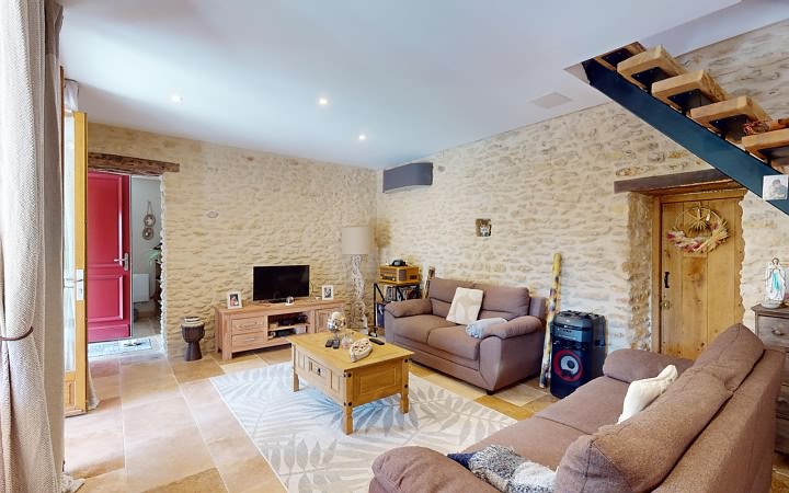 3 bed stone house for sale near Aubas