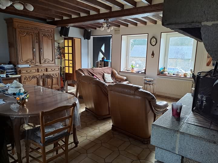 5 bed stone farmhouse for sale near Rabodanges
