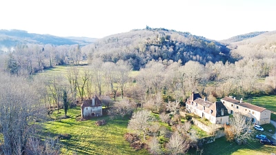 6 bed watermill for sale near Dordogne and Lot