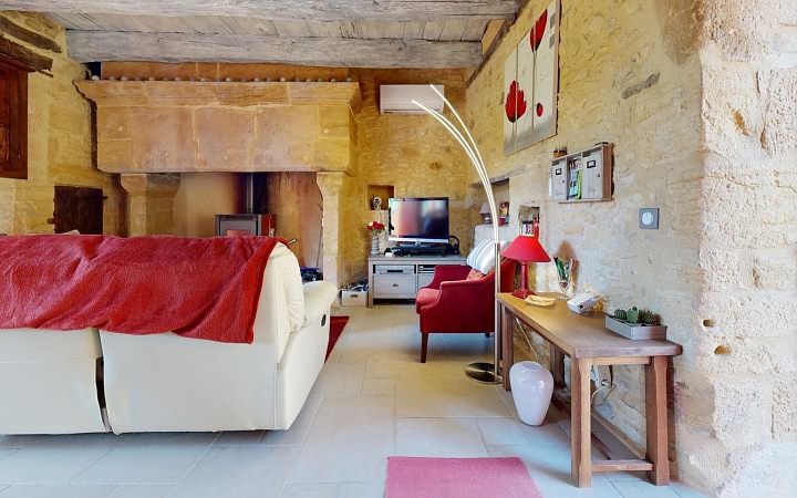 2 bed stone house for sale near Aubas