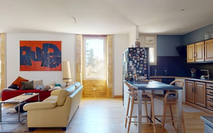 4 bed stone house for sale near Aubas