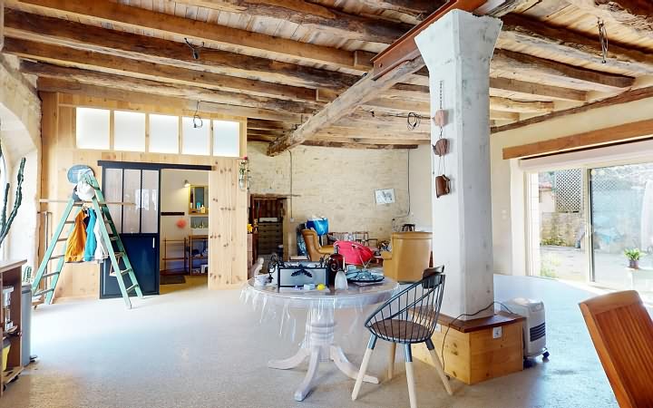 4 bed stone house for sale near Aubas