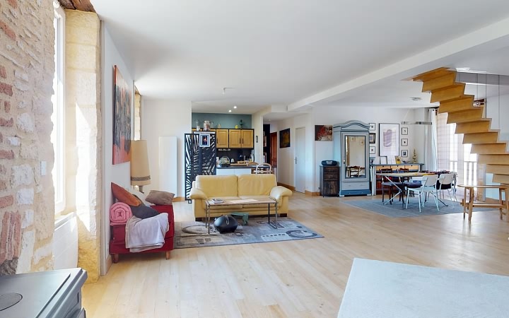 4 bed stone house for sale near Aubas