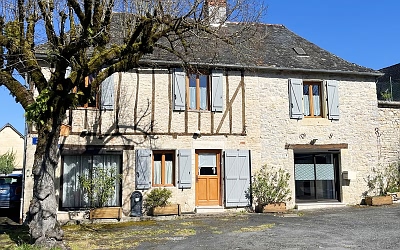 3 bed stone house for sale near Aubas