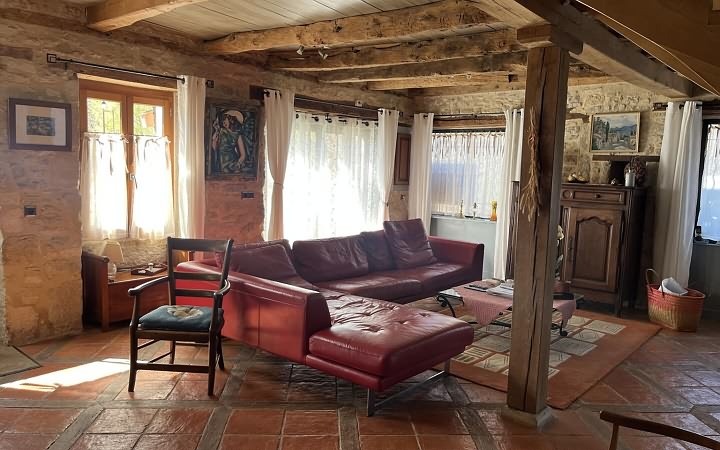 3 bed stone house for sale near Aubas