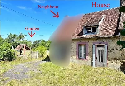 2 bed stone house for sale near Glénic