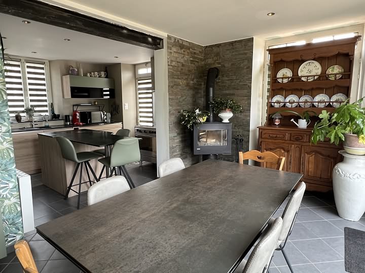 4 bed stone house for sale near Rabodanges