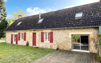 3 bed stone house for sale near Aubas