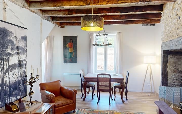 5 bed stone house for sale near Aubas
