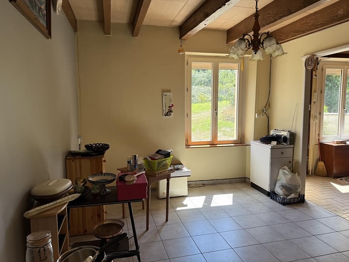 6 bed stone longère for sale near Saint Vran