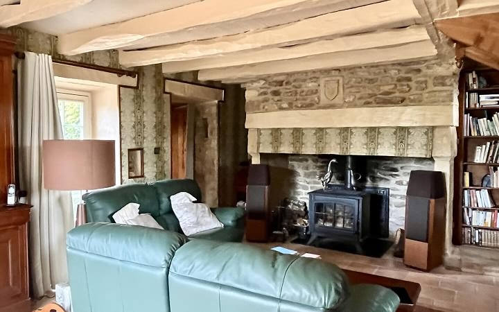 4 bed stone house for sale near Aubas