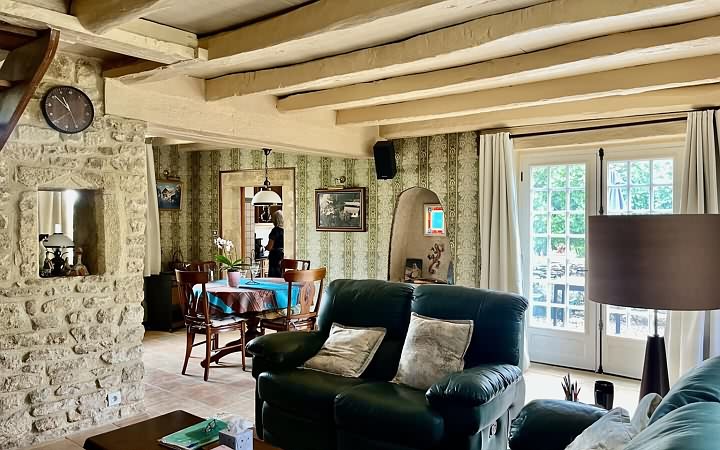 4 bed stone house for sale near Aubas