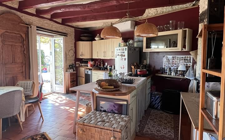 2 bed stone house for sale near Aubas