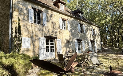 3 bed stone house for sale near Aubas