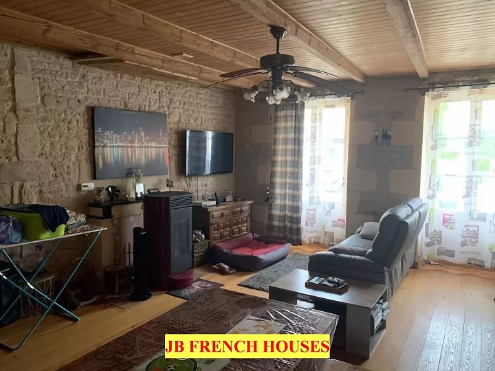 3 bed stone house for sale near Paillé