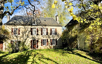 3 bed stone house for sale near Aubas