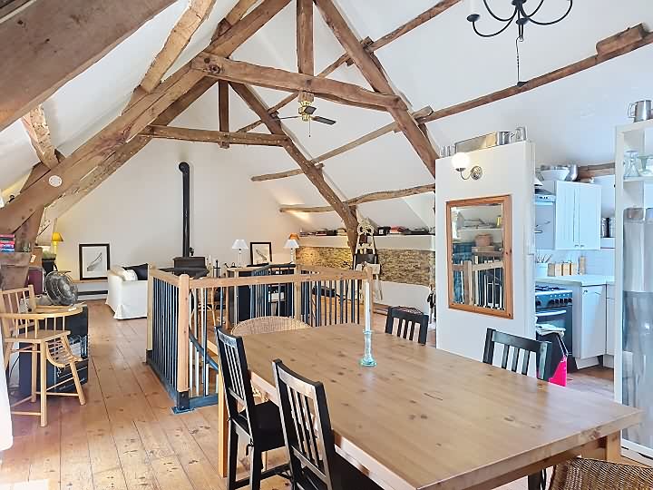 6 bed stone house for sale near Taupont