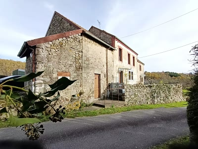 6 bed stone house for sale near Farges