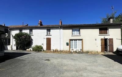 3 bed stone house for sale near Pliboux