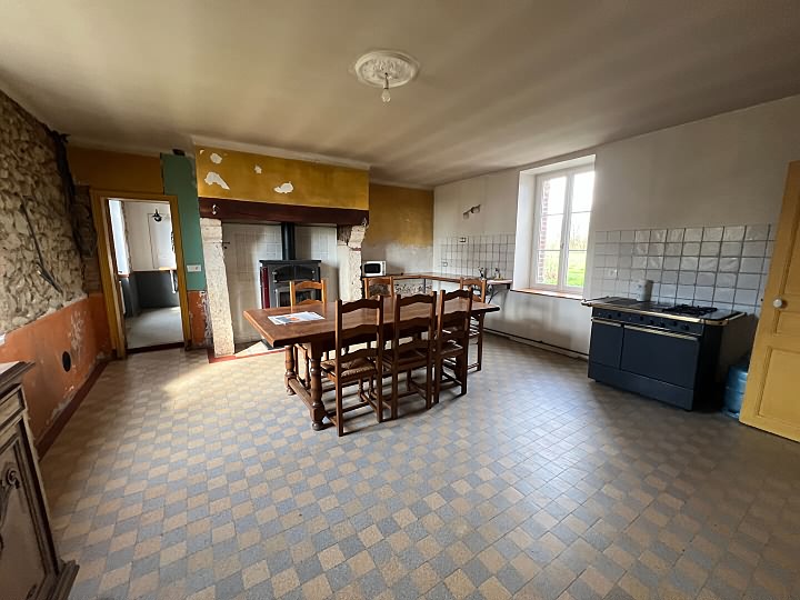 2 bed stone house for sale near Nécy
