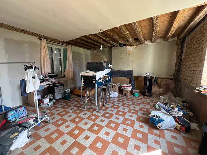2 bed stone house for sale near Nécy