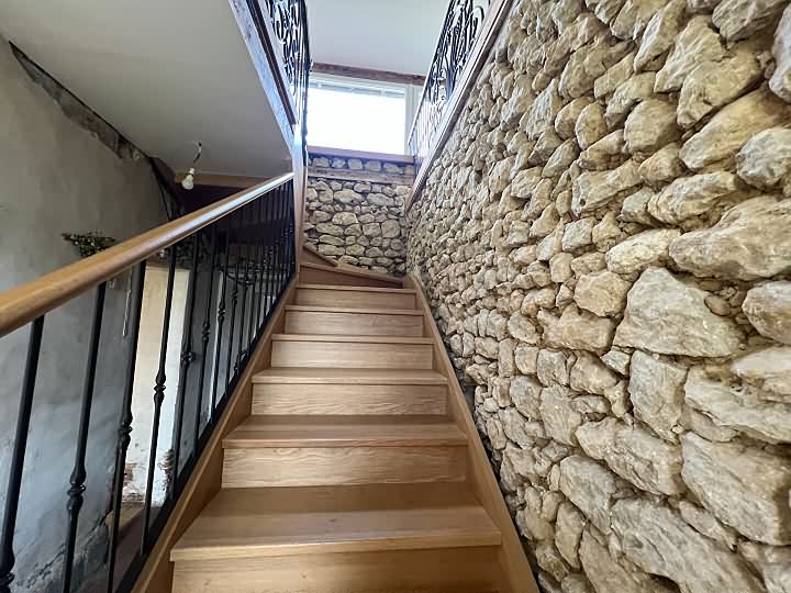 2 bed stone house for sale near Nécy