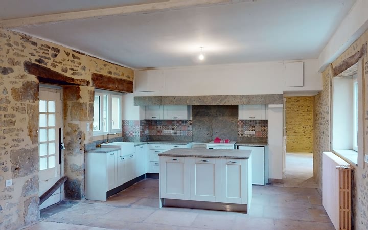 4 bed stone house for sale near Aubas