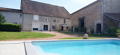 2 bed stone house for sale near Goulat