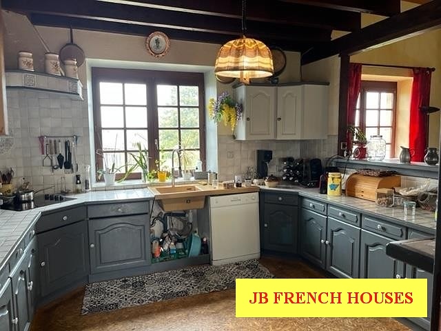 4 bed stone house for sale near Affieux