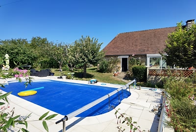 Maison en pierre de 3 chambres à vendre près de Dussac
