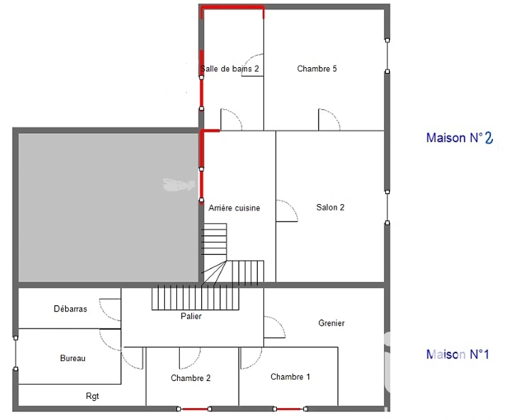 4 bed stone house for sale near Pliboux