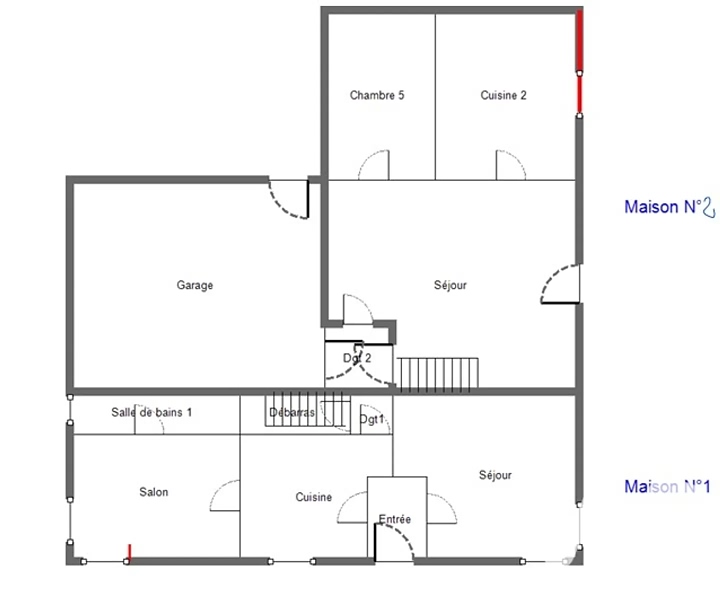 4 bed stone house for sale near Pliboux