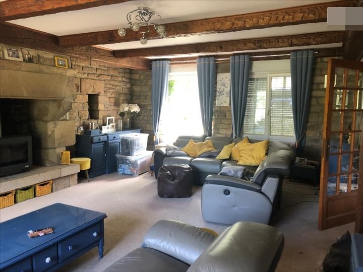 5 bed stone house for sale near Keraden