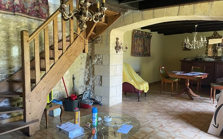2 bed stone house for sale near Aubas