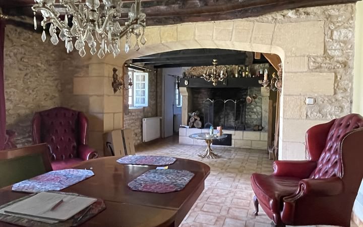 2 bed stone house for sale near Aubas